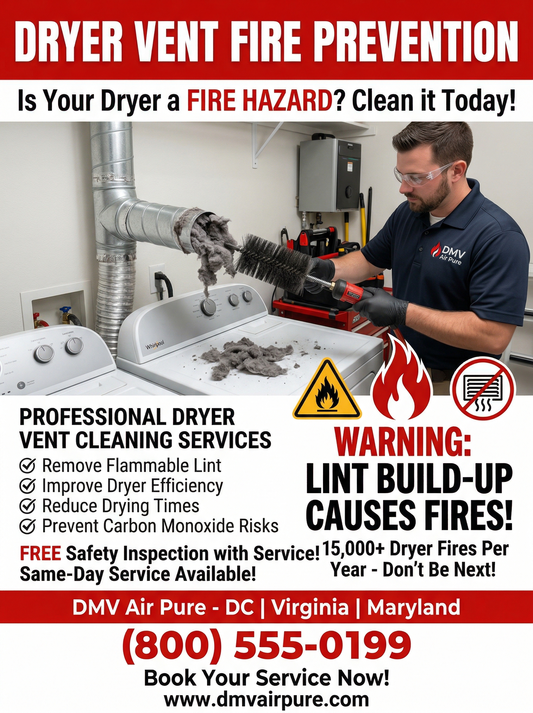Dryer Vent Fire Prevention